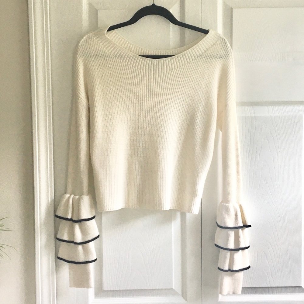 Express Long Sleeve Sweater Flare Arm Size XS